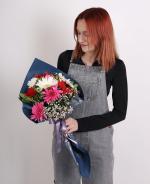 Renklerin Zarafeti Gerbera Buketi