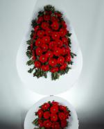 Krmz Gerbera Cenaze elengi  Anlaml ve Zarif Bir Veda