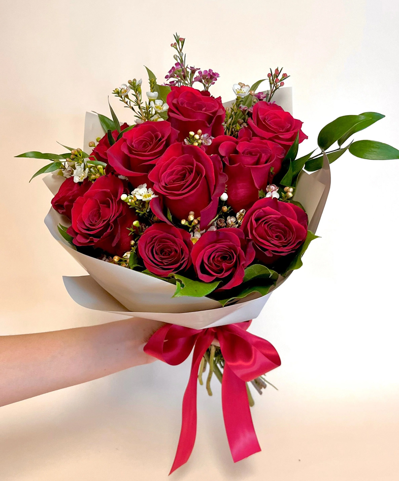 11 K�rm�z� G�l Buketi B�y�k A�k