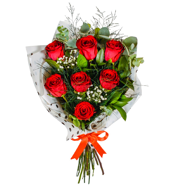 7 Kırmızı Gül Buketi Sevdiğime