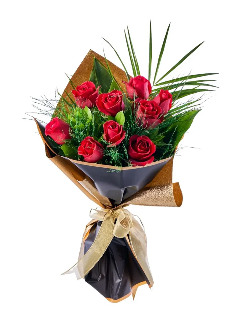 9 Adet G�lden Olu�an Premium Buket