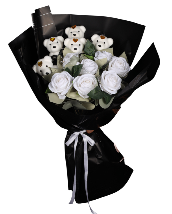 Beyaz G�ller Ay�c�klar I��kl� Buket