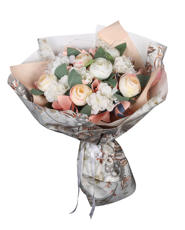 Ereng�ller ve Ortancalar Led I��kl� Buket