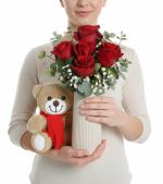 Vazoda 5 G�l ve Ay�c�k