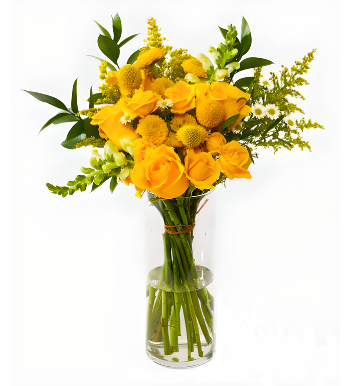 Vazoda Sarı Güller